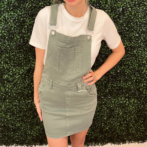 Womens Judy Blue Sage Overall Denim Jumper size large - Picture 4 of 7